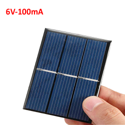 SMM-6V-0,6W ΜΙΚΡΟ ΦΩΤΟΒΟΛΤΑΙΚΟ ΠΑΝΕΛ 0,6W 6V (mini solar panel)