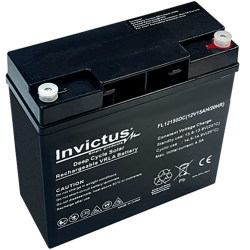 INVICTUS FL12-15 SOLAR ΜΠΑΤΑΡΙΑ ΜΟΛΥΒΔΟΥ 15AH 12V